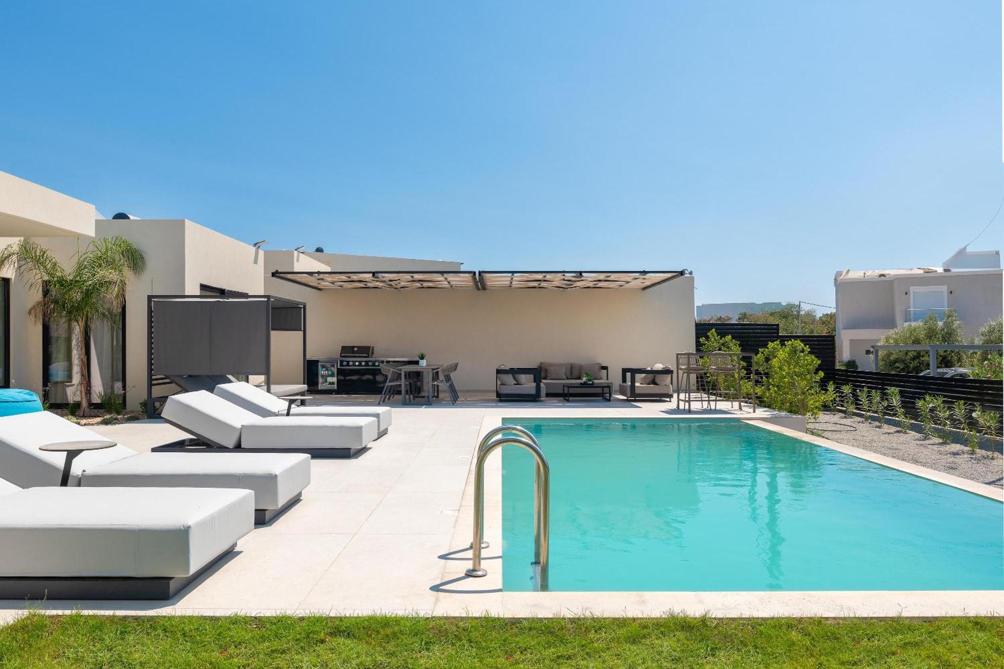 Villa Trapezia Luxury Living Kolymbia Esterno foto