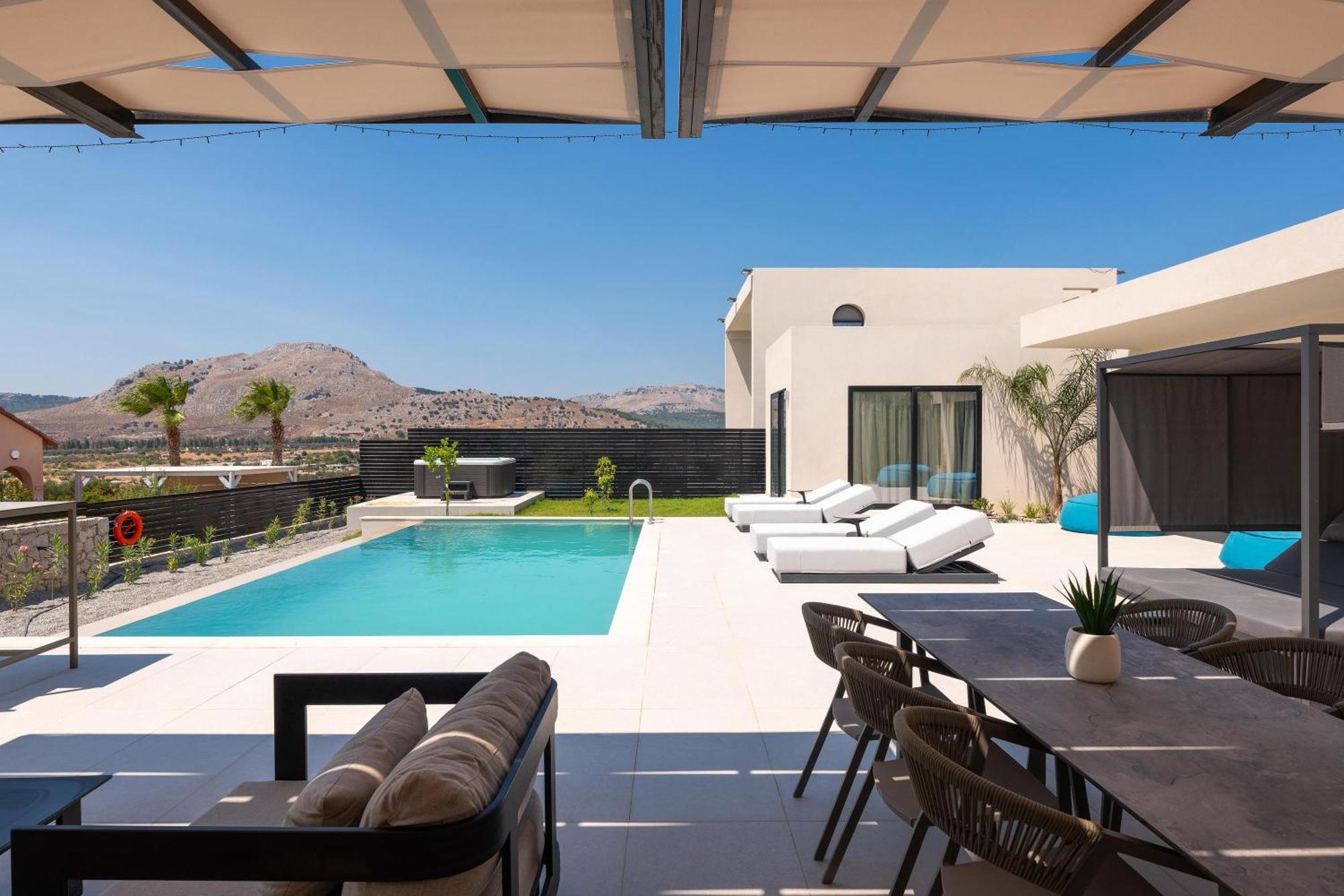 Villa Trapezia Luxury Living Kolymbia Esterno foto