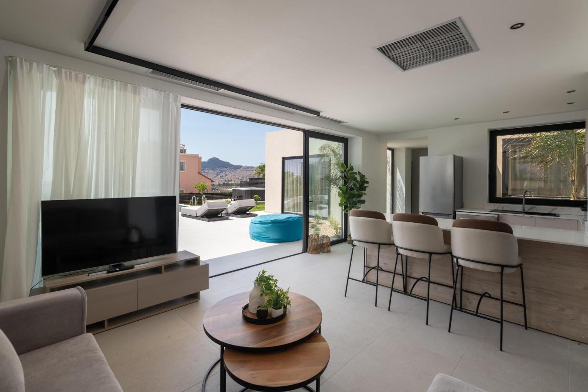 Villa Trapezia Luxury Living Kolymbia Esterno foto