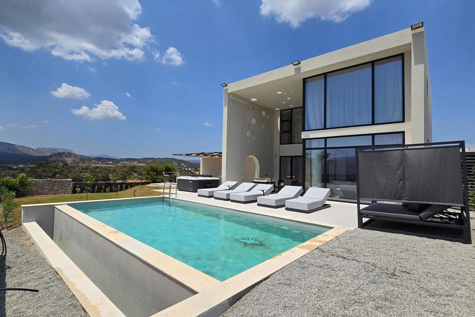 Villa Trapezia Luxury Living Kolymbia Esterno foto