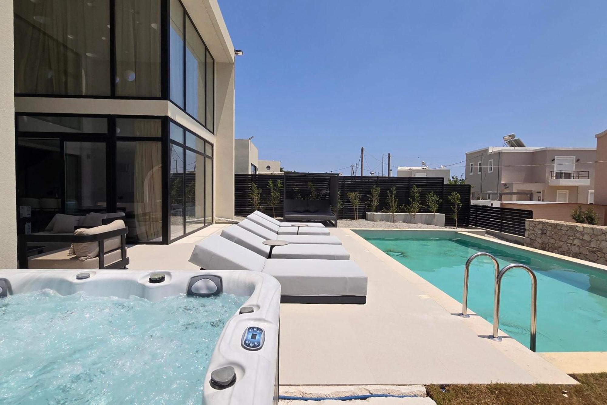 Villa Trapezia Luxury Living Kolymbia Esterno foto