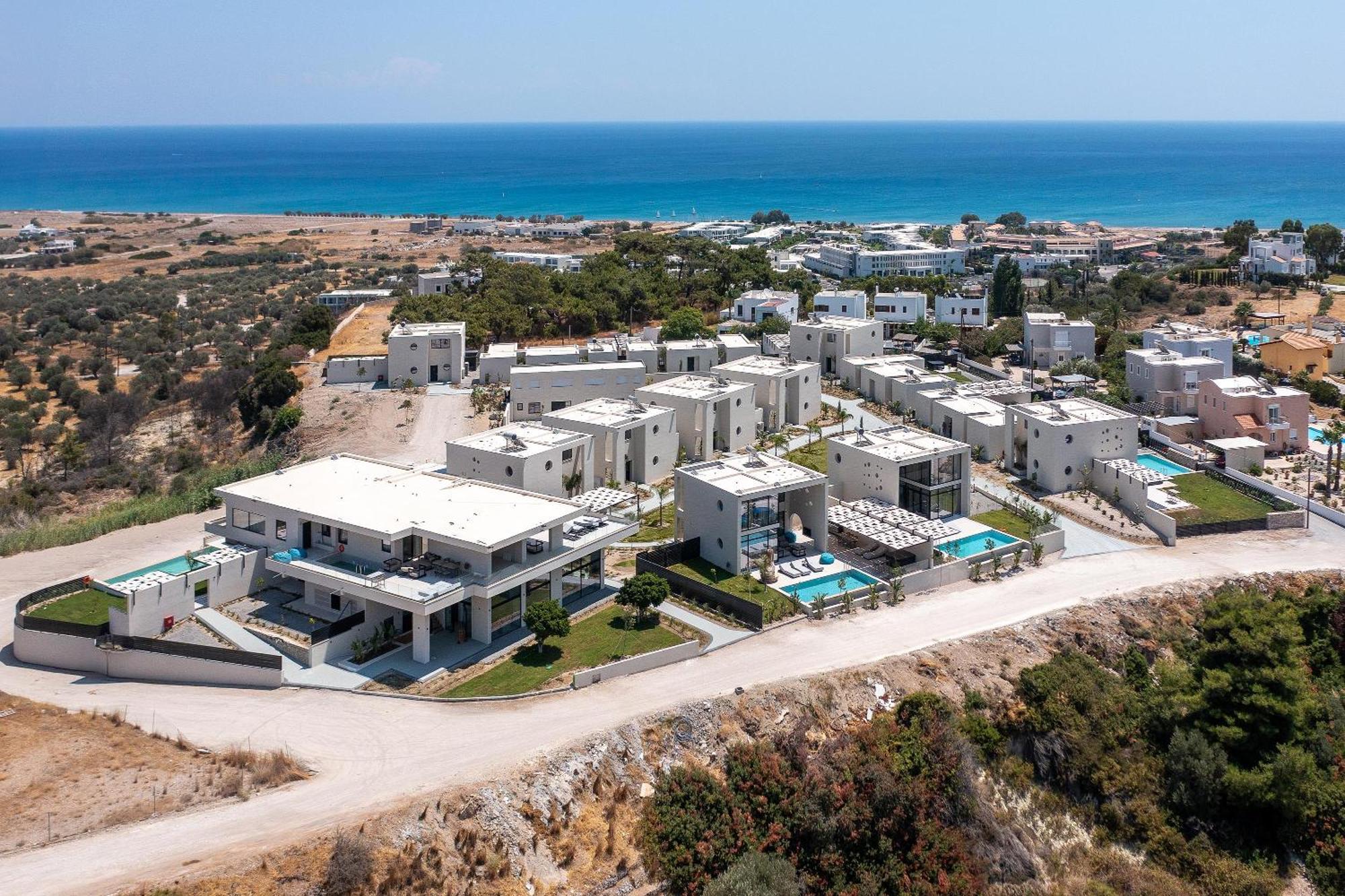 Villa Trapezia Luxury Living Kolymbia Esterno foto