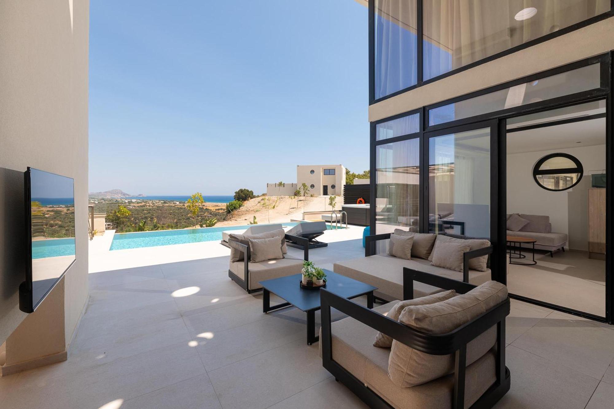 Villa Trapezia Luxury Living Kolymbia Esterno foto