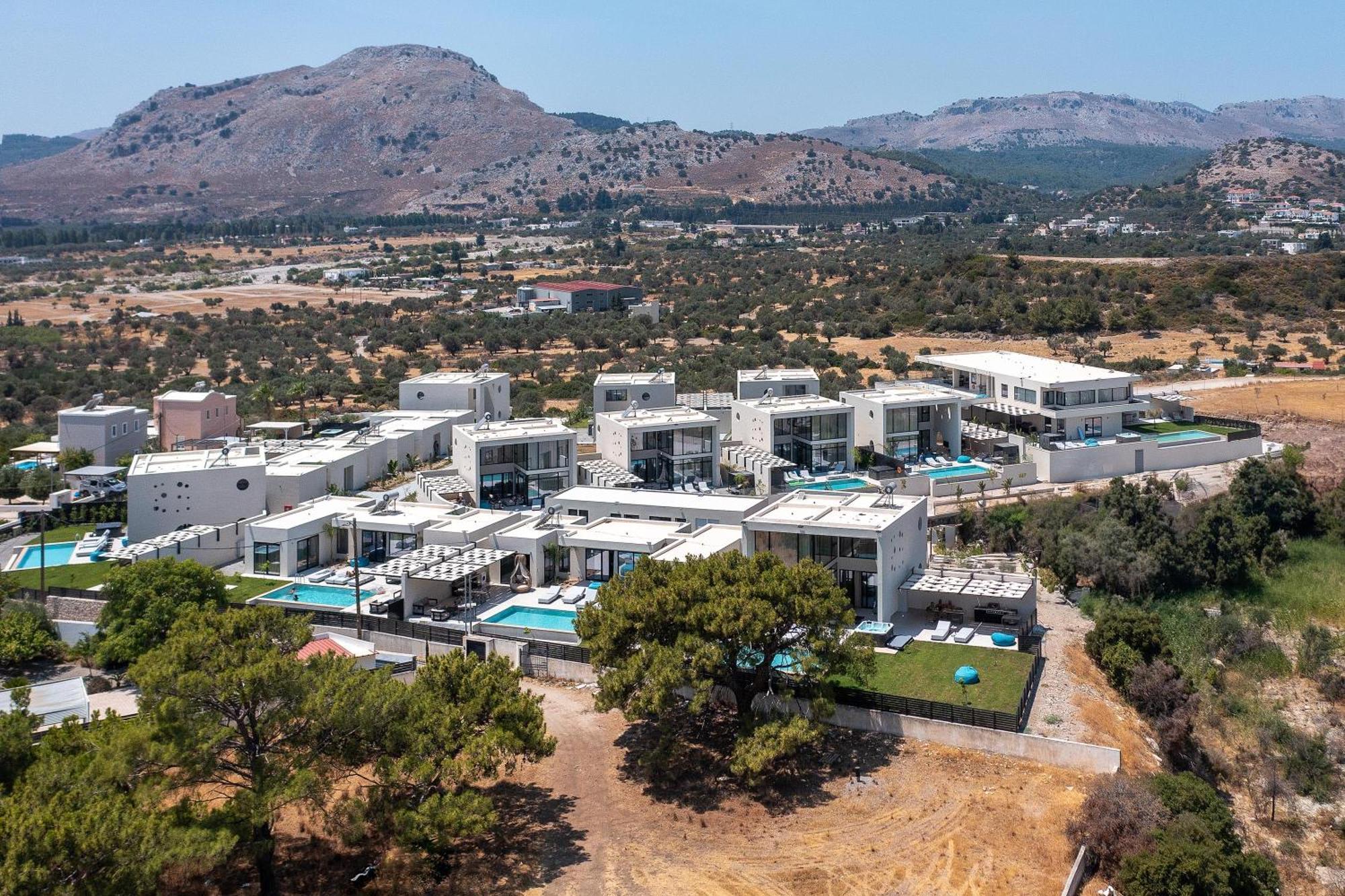 Villa Trapezia Luxury Living Kolymbia Esterno foto