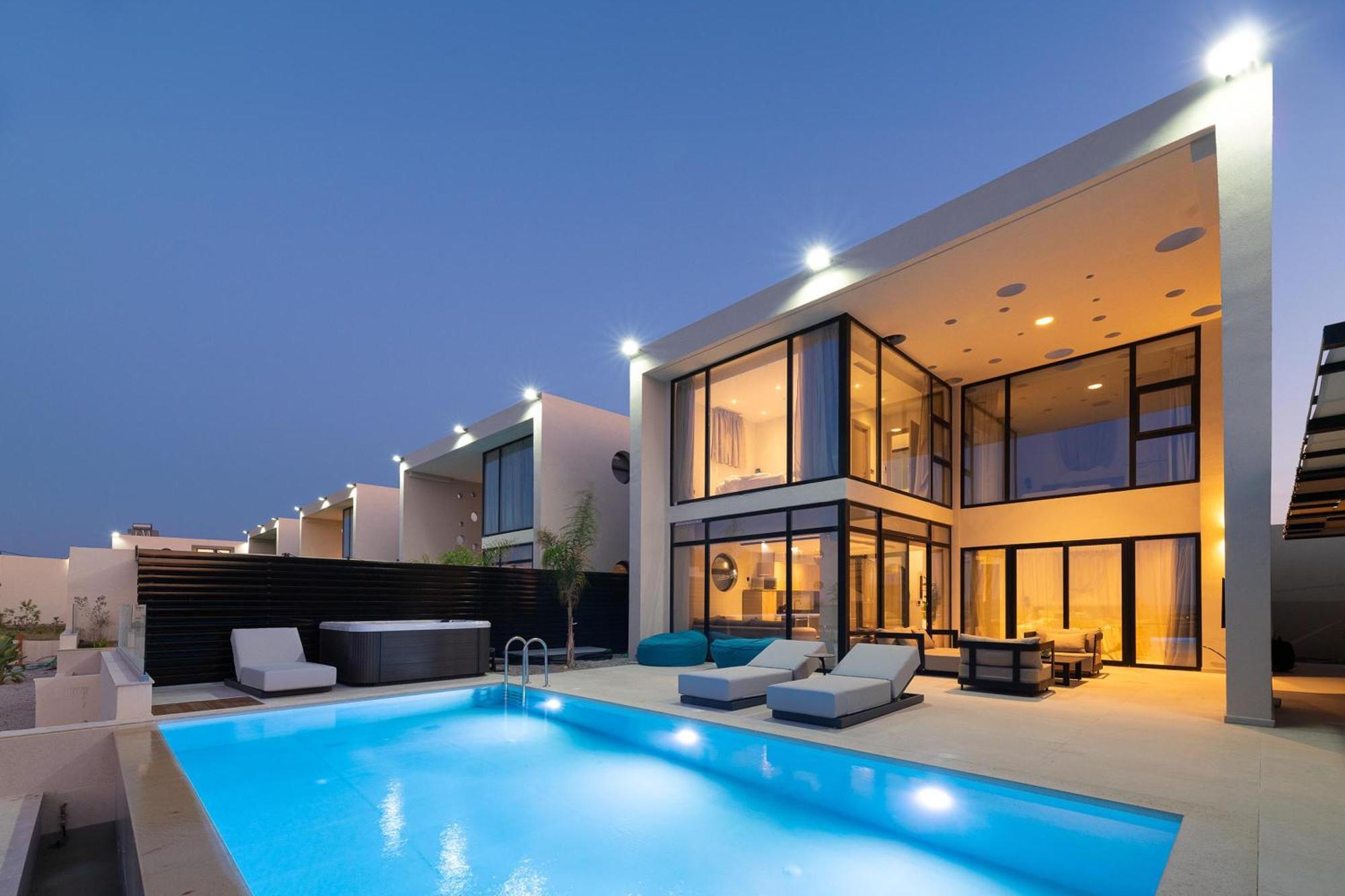 Villa Trapezia Luxury Living Kolymbia Esterno foto